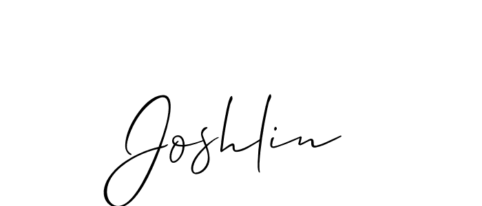 Similarly Allison_Script is the best handwritten signature design. Signature creator online .You can use it as an online autograph creator for name Joshlin. Joshlin signature style 2 images and pictures png