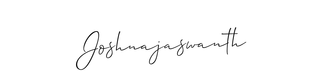 You should practise on your own different ways (Allison_Script) to write your name (Joshnajaswanth) in signature. don't let someone else do it for you. Joshnajaswanth signature style 2 images and pictures png