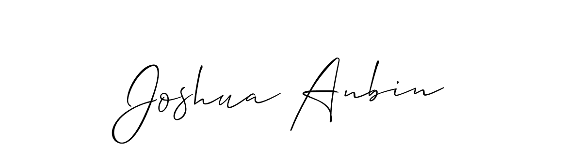 You can use this online signature creator to create a handwritten signature for the name Joshua Anbin. This is the best online autograph maker. Joshua Anbin signature style 2 images and pictures png