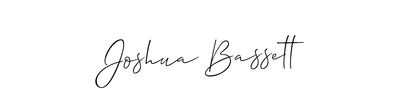 Best and Professional Signature Style for Joshua Bassett. Allison_Script Best Signature Style Collection. Joshua Bassett signature style 2 images and pictures png