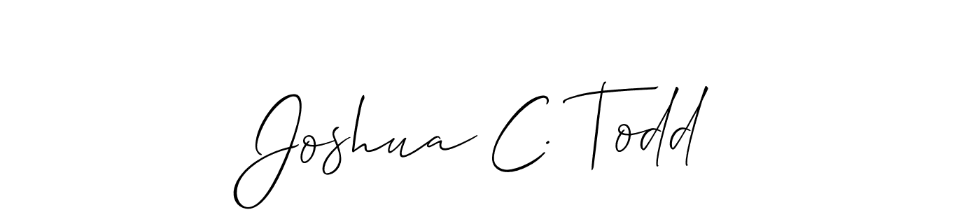 Make a beautiful signature design for name Joshua C. Todd. Use this online signature maker to create a handwritten signature for free. Joshua C. Todd signature style 2 images and pictures png
