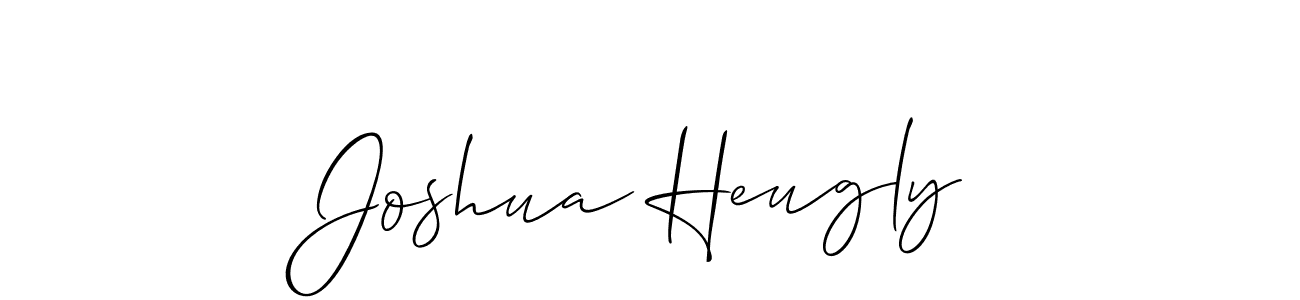 How to Draw Joshua Heugly signature style? Allison_Script is a latest design signature styles for name Joshua Heugly. Joshua Heugly signature style 2 images and pictures png
