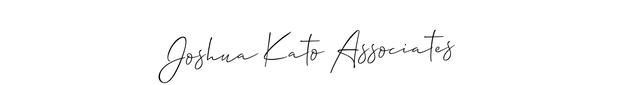 How to make Joshua Kato Associates signature? Allison_Script is a professional autograph style. Create handwritten signature for Joshua Kato Associates name. Joshua Kato Associates signature style 2 images and pictures png