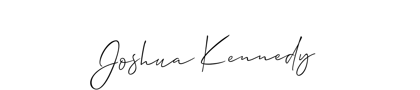 Joshua Kennedy stylish signature style. Best Handwritten Sign (Allison_Script) for my name. Handwritten Signature Collection Ideas for my name Joshua Kennedy. Joshua Kennedy signature style 2 images and pictures png