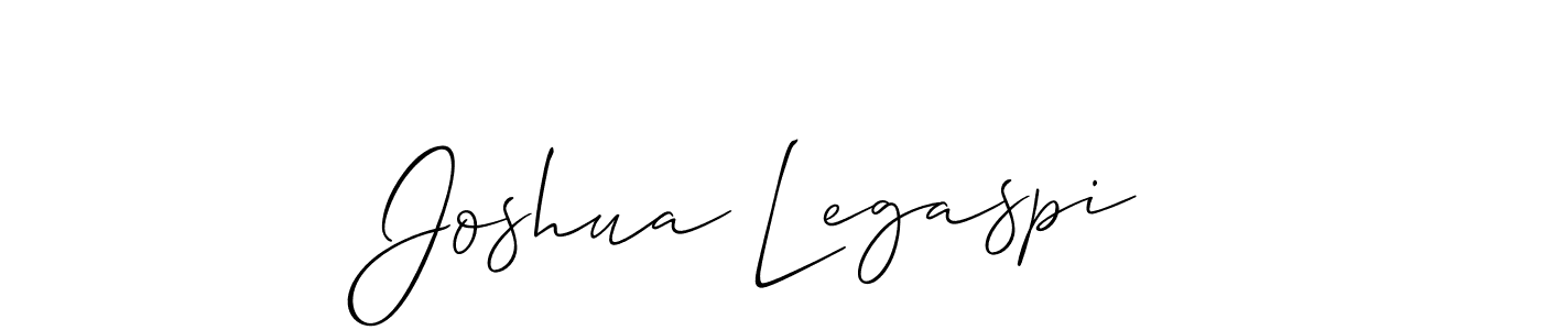 Create a beautiful signature design for name Joshua Legaspi. With this signature (Allison_Script) fonts, you can make a handwritten signature for free. Joshua Legaspi signature style 2 images and pictures png