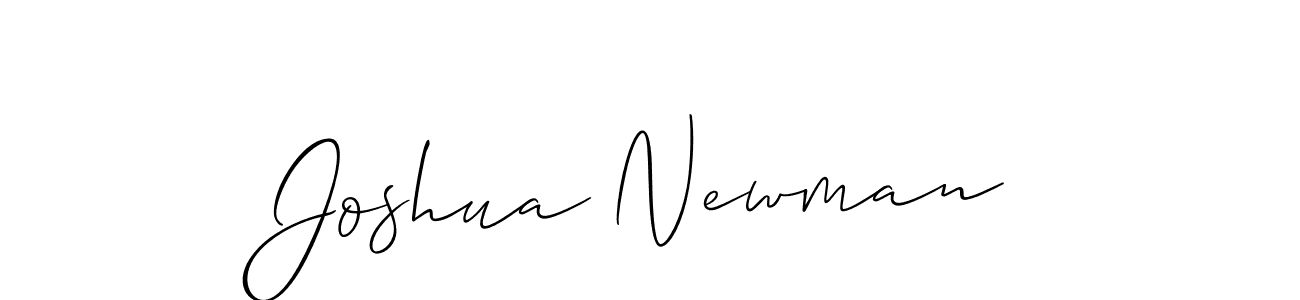 How to make Joshua Newman signature? Allison_Script is a professional autograph style. Create handwritten signature for Joshua Newman name. Joshua Newman signature style 2 images and pictures png