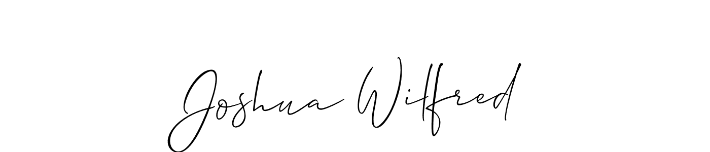 Once you've used our free online signature maker to create your best signature Allison_Script style, it's time to enjoy all of the benefits that Joshua Wilfred name signing documents. Joshua Wilfred signature style 2 images and pictures png