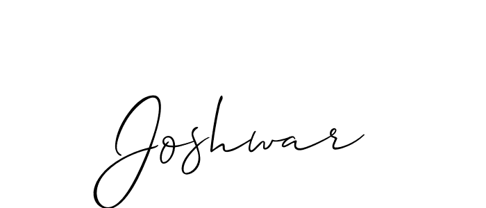 Make a beautiful signature design for name Joshwar. Use this online signature maker to create a handwritten signature for free. Joshwar signature style 2 images and pictures png