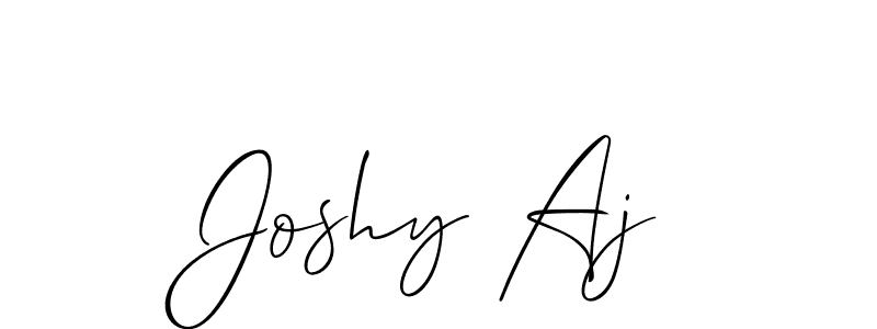 if you are searching for the best signature style for your name Joshy Aj. so please give up your signature search. here we have designed multiple signature styles  using Allison_Script. Joshy Aj signature style 2 images and pictures png