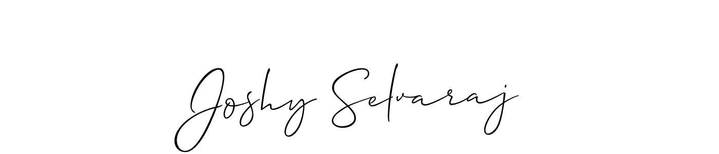 Similarly Allison_Script is the best handwritten signature design. Signature creator online .You can use it as an online autograph creator for name Joshy Selvaraj. Joshy Selvaraj signature style 2 images and pictures png