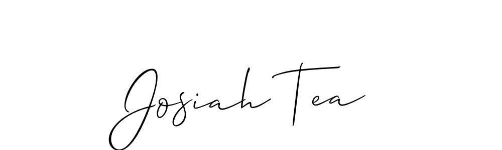 if you are searching for the best signature style for your name Josiah Tea. so please give up your signature search. here we have designed multiple signature styles  using Allison_Script. Josiah Tea signature style 2 images and pictures png