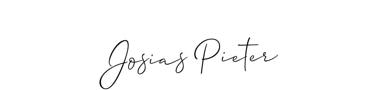 How to Draw Josias Pieter signature style? Allison_Script is a latest design signature styles for name Josias Pieter. Josias Pieter signature style 2 images and pictures png