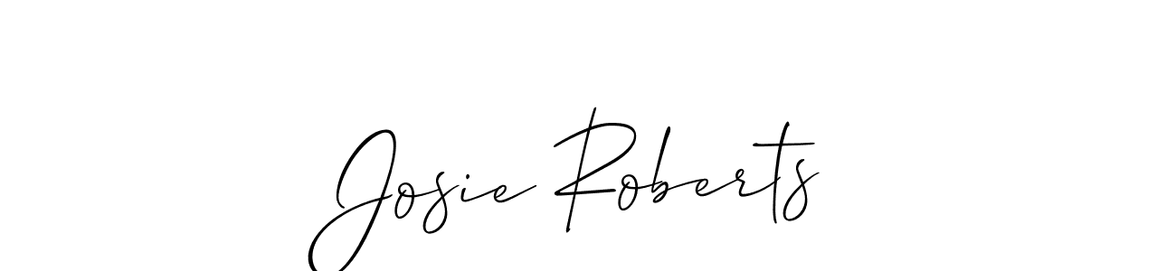 if you are searching for the best signature style for your name Josie Roberts. so please give up your signature search. here we have designed multiple signature styles  using Allison_Script. Josie Roberts signature style 2 images and pictures png