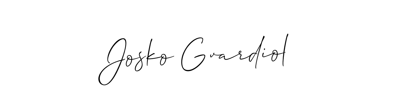 Also we have Josko Gvardiol name is the best signature style. Create professional handwritten signature collection using Allison_Script autograph style. Josko Gvardiol signature style 2 images and pictures png