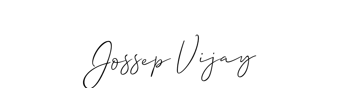 How to Draw Jossep Vijay signature style? Allison_Script is a latest design signature styles for name Jossep Vijay. Jossep Vijay signature style 2 images and pictures png