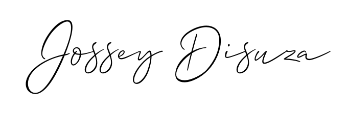 Download transparent PNG signature for name Jossey Disuza styled with Allison_Script font. Ready to paste directly into PDF and Word agreements. Jossey Disuza signature style 2 images and pictures png