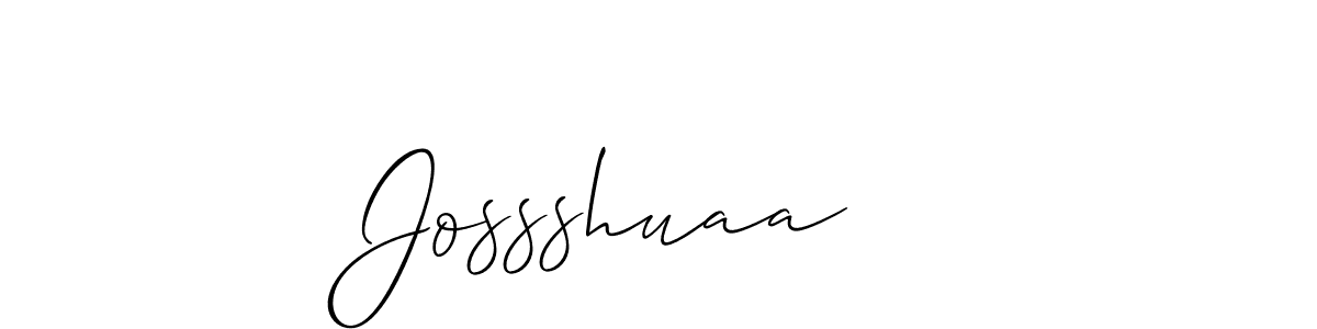 Also we have Jossshuaa    name is the best signature style. Create professional handwritten signature collection using Allison_Script autograph style. Jossshuaa    signature style 2 images and pictures png