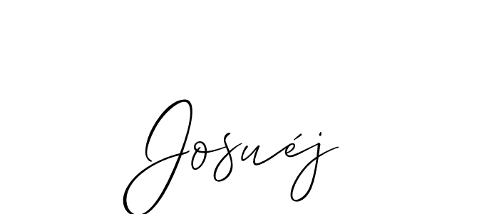 How to Draw Josuéj signature style? Allison_Script is a latest design signature styles for name Josuéj. Josuéj signature style 2 images and pictures png