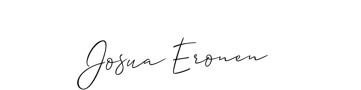 if you are searching for the best signature style for your name Josua Eronen. so please give up your signature search. here we have designed multiple signature styles  using Allison_Script. Josua Eronen signature style 2 images and pictures png