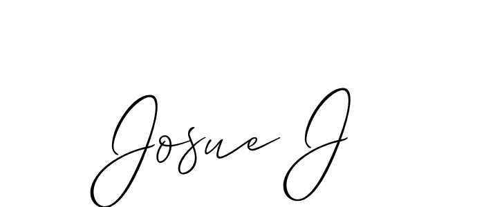 This is the best signature style for the Josue J name. Also you like these signature font (Allison_Script). Mix name signature. Josue J signature style 2 images and pictures png