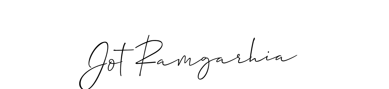 You can use this online signature creator to create a handwritten signature for the name Jot Ramgarhia. This is the best online autograph maker. Jot Ramgarhia signature style 2 images and pictures png