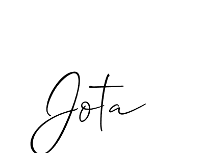 How to make Jota name signature. Use Allison_Script style for creating short signs online. This is the latest handwritten sign. Jota signature style 2 images and pictures png