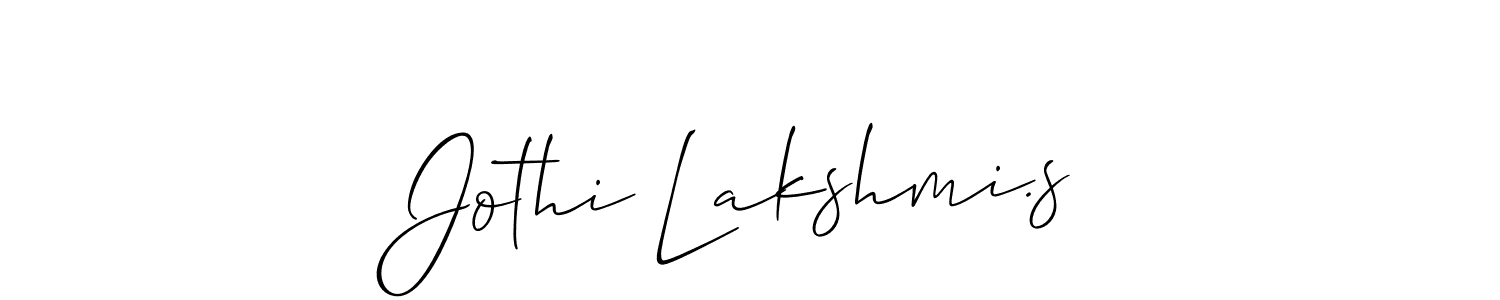 See photos of Jothi Lakshmi.s official signature by Spectra . Check more albums & portfolios. Read reviews & check more about Allison_Script font. Jothi Lakshmi.s signature style 2 images and pictures png