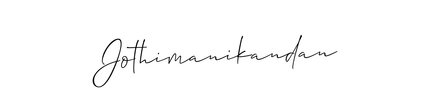 How to Draw Jothimanikandan signature style? Allison_Script is a latest design signature styles for name Jothimanikandan. Jothimanikandan signature style 2 images and pictures png