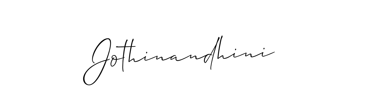 The best way (Allison_Script) to make a short signature is to pick only two or three words in your name. The name Jothinandhini include a total of six letters. For converting this name. Jothinandhini signature style 2 images and pictures png