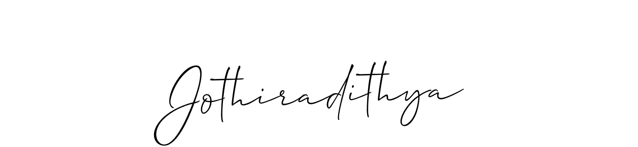 How to make Jothiradithya name signature. Use Allison_Script style for creating short signs online. This is the latest handwritten sign. Jothiradithya signature style 2 images and pictures png