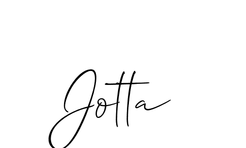 You should practise on your own different ways (Allison_Script) to write your name (Jotta) in signature. don't let someone else do it for you. Jotta signature style 2 images and pictures png