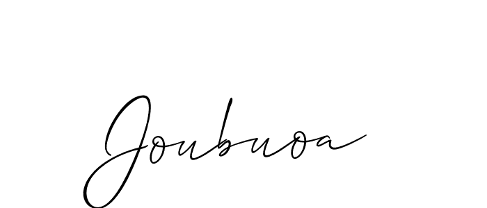 Make a beautiful signature design for name Joubuoa. Use this online signature maker to create a handwritten signature for free. Joubuoa signature style 2 images and pictures png