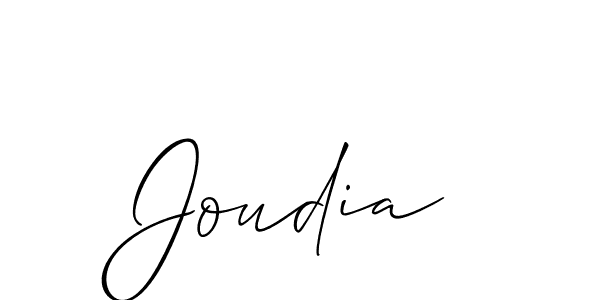 Make a beautiful signature design for name Joudia. Use this online signature maker to create a handwritten signature for free. Joudia signature style 2 images and pictures png