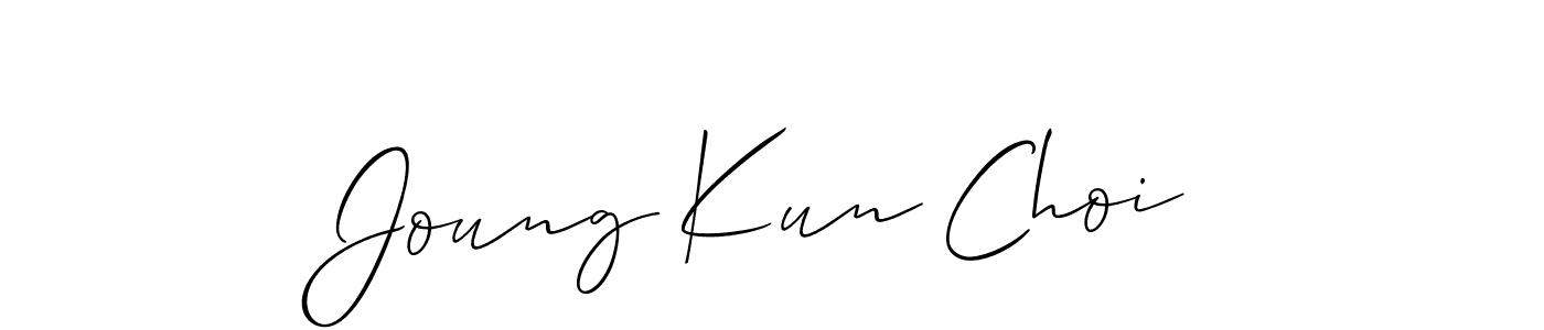 Best and Professional Signature Style for Joung Kun Choi. Allison_Script Best Signature Style Collection. Joung Kun Choi signature style 2 images and pictures png