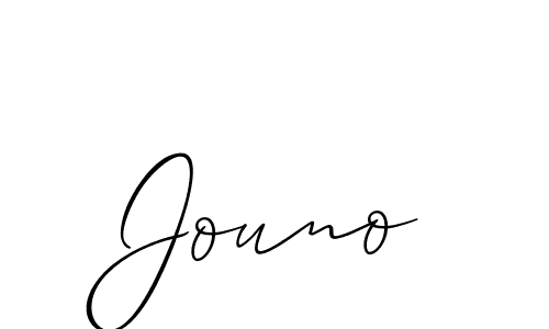 See photos of Jouno official signature by Spectra . Check more albums & portfolios. Read reviews & check more about Allison_Script font. Jouno signature style 2 images and pictures png