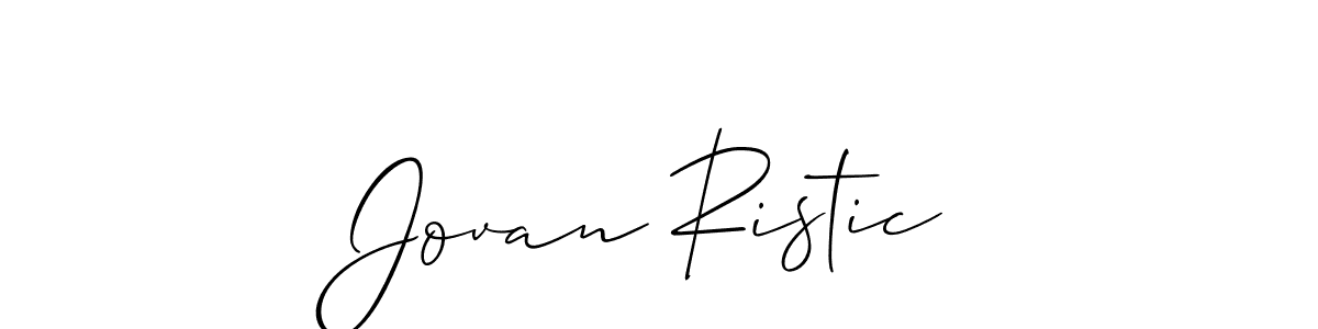 if you are searching for the best signature style for your name Jovan Ristic. so please give up your signature search. here we have designed multiple signature styles  using Allison_Script. Jovan Ristic signature style 2 images and pictures png