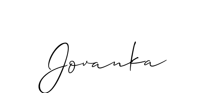 Make a beautiful signature design for name Jovanka. Use this online signature maker to create a handwritten signature for free. Jovanka signature style 2 images and pictures png