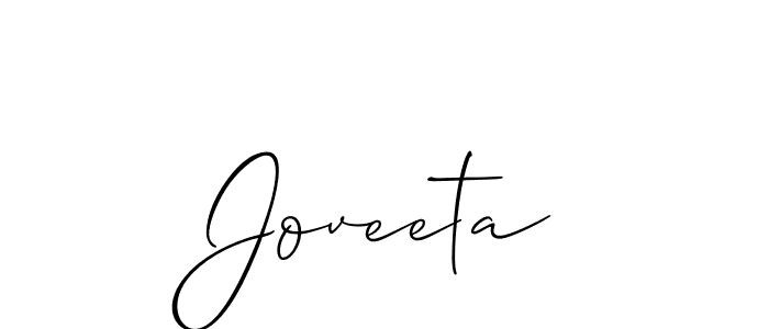Joveeta stylish signature style. Best Handwritten Sign (Allison_Script) for my name. Handwritten Signature Collection Ideas for my name Joveeta. Joveeta signature style 2 images and pictures png
