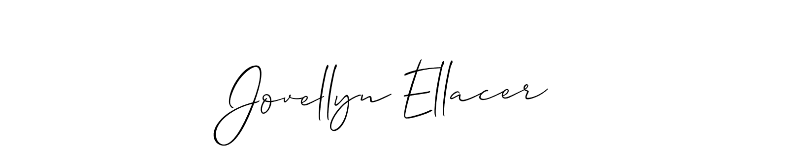 Check out images of Autograph of Jovellyn Ellacer name. Actor Jovellyn Ellacer Signature Style. Allison_Script is a professional sign style online. Jovellyn Ellacer signature style 2 images and pictures png