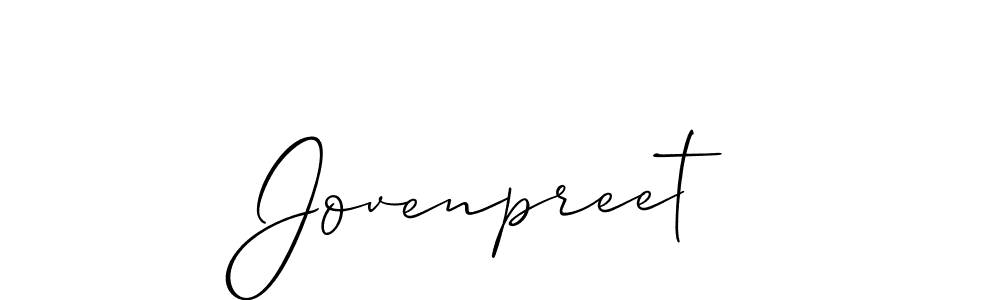 How to Draw Jovenpreet signature style? Allison_Script is a latest design signature styles for name Jovenpreet. Jovenpreet signature style 2 images and pictures png