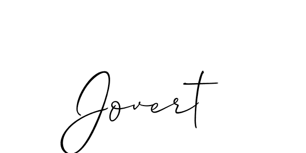 Allison_Script is a professional signature style that is perfect for those who want to add a touch of class to their signature. It is also a great choice for those who want to make their signature more unique. Get Jovert name to fancy signature for free. Jovert signature style 2 images and pictures png