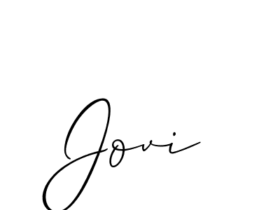 You should practise on your own different ways (Allison_Script) to write your name (Jovi) in signature. don't let someone else do it for you. Jovi signature style 2 images and pictures png