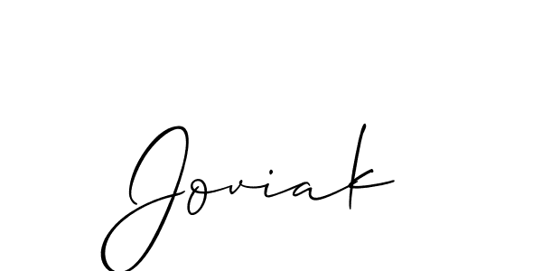 Make a short Joviak signature style. Manage your documents anywhere anytime using Allison_Script. Create and add eSignatures, submit forms, share and send files easily. Joviak signature style 2 images and pictures png