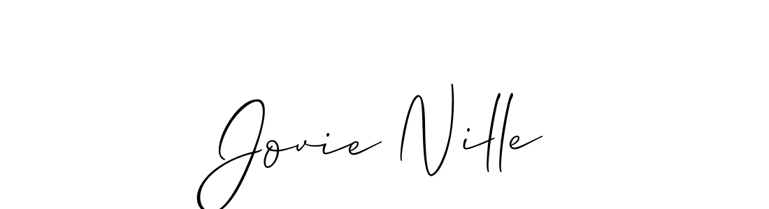 Also we have Jovie Nille name is the best signature style. Create professional handwritten signature collection using Allison_Script autograph style. Jovie Nille signature style 2 images and pictures png