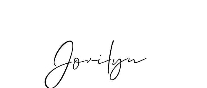 Once you've used our free online signature maker to create your best signature Allison_Script style, it's time to enjoy all of the benefits that Jovilyn name signing documents. Jovilyn signature style 2 images and pictures png