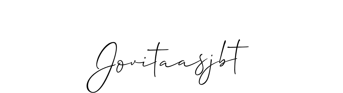 Similarly Allison_Script is the best handwritten signature design. Signature creator online .You can use it as an online autograph creator for name Jovitaasjbt. Jovitaasjbt signature style 2 images and pictures png