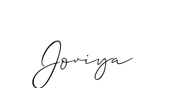 Also we have Joviya name is the best signature style. Create professional handwritten signature collection using Allison_Script autograph style. Joviya signature style 2 images and pictures png