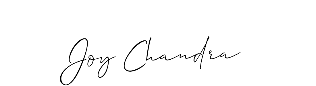 Best and Professional Signature Style for Joy Chandra. Allison_Script Best Signature Style Collection. Joy Chandra signature style 2 images and pictures png