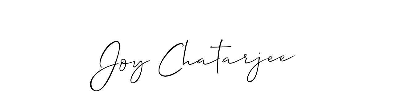 Create a beautiful signature design for name Joy Chatarjee. With this signature (Allison_Script) fonts, you can make a handwritten signature for free. Joy Chatarjee signature style 2 images and pictures png