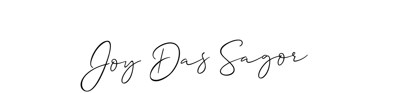 Joy Das Sagor stylish signature style. Best Handwritten Sign (Allison_Script) for my name. Handwritten Signature Collection Ideas for my name Joy Das Sagor. Joy Das Sagor signature style 2 images and pictures png